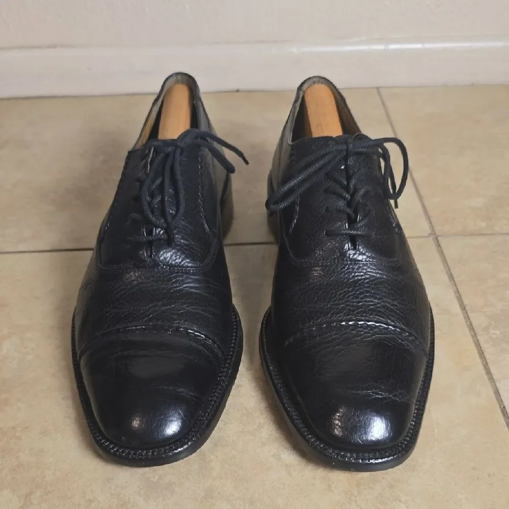 Cole Haan Black Leather Men's Oxfords